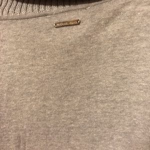 Grayish sparkle light weight sweater